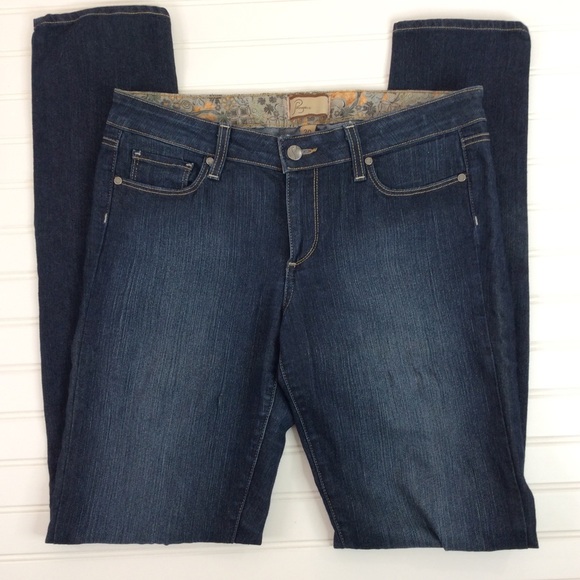 Paige Premium Jeans Peg Skinny Dark Wash 30 - Picture 1 of 7